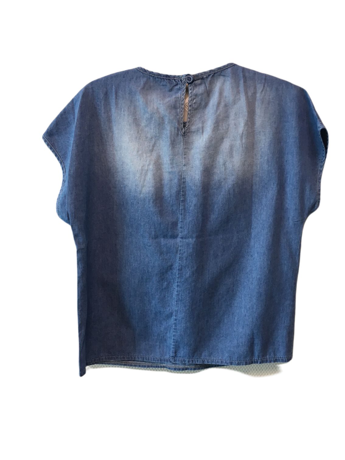 Damen Shirts Heimatliebe Shirttop Heimatliebe Damen Blusentop aus leichter Jeansqualität