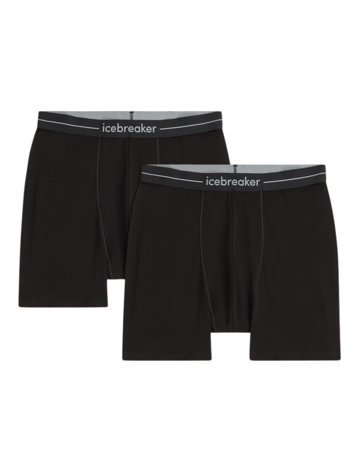 Boxershorts Unterwäsche 150 Anatomica (Merinowolle) schwarz Herren - 2 Stück