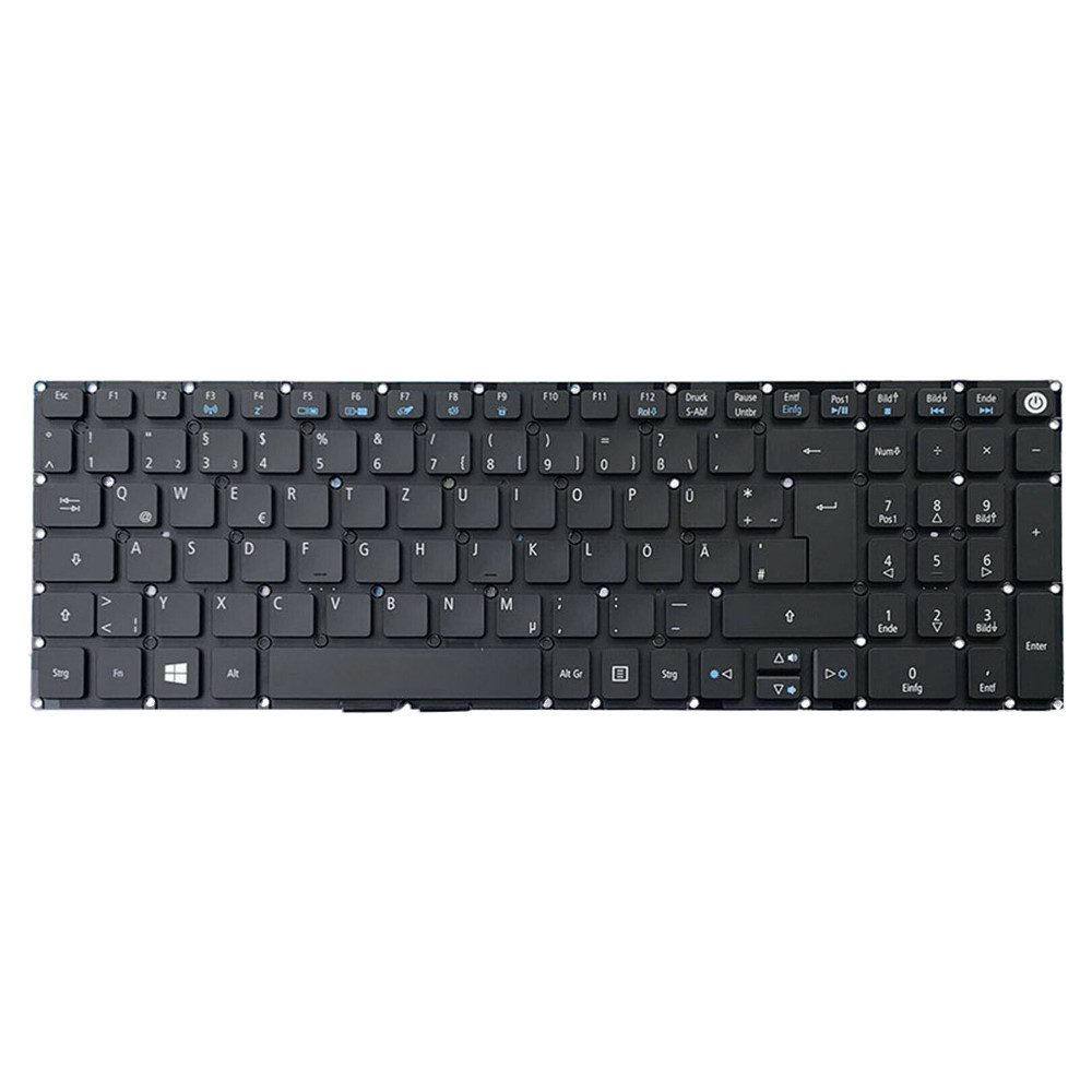 Trade-Shop Ersatz passend für Acer Aspire 3 A315-21-97YE A315-51 A315-51-39US Tastatur (Tastenbelegung: Deutsch, QWERTZ / Farbe: Schwarz)