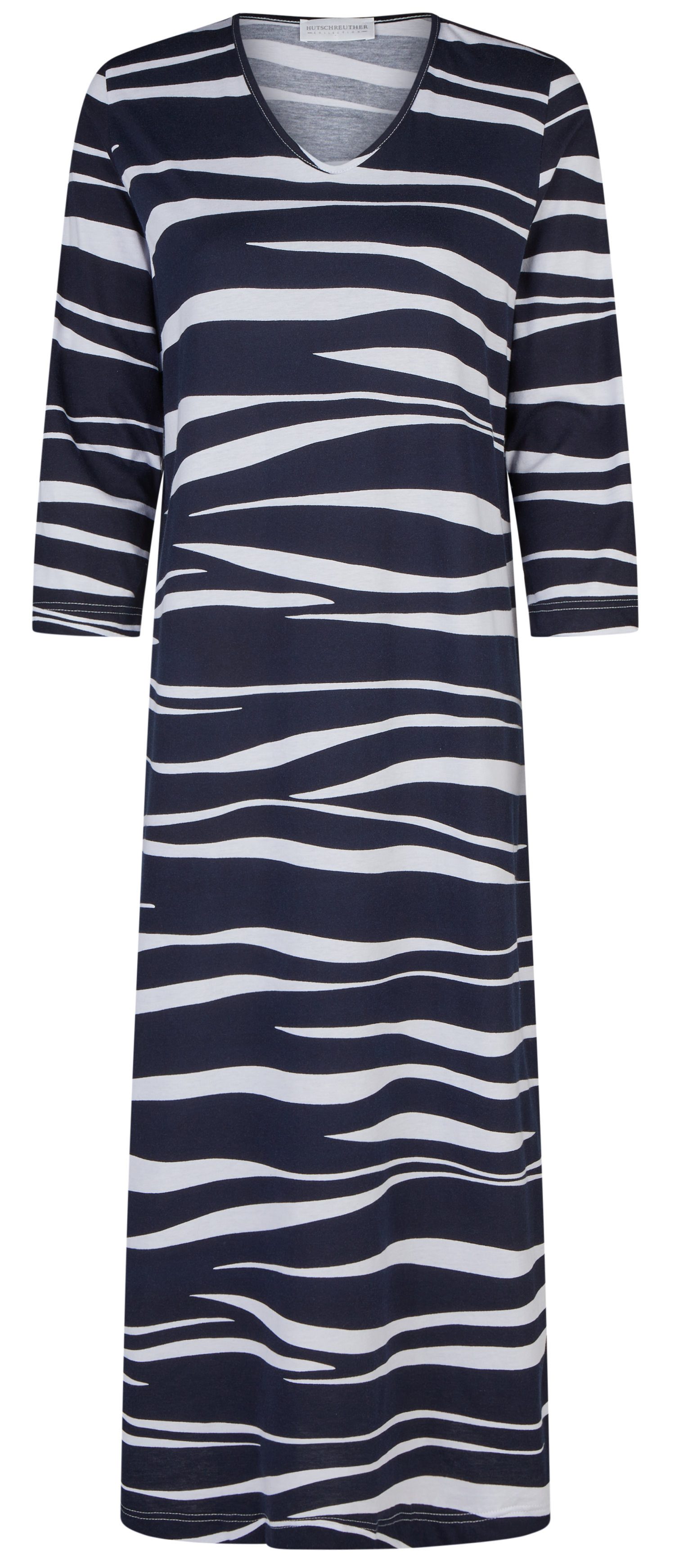 HUTSCHREUTHER Nachthemd Damen Schlafshirt lang modisch (1-tlg) Baumwolle