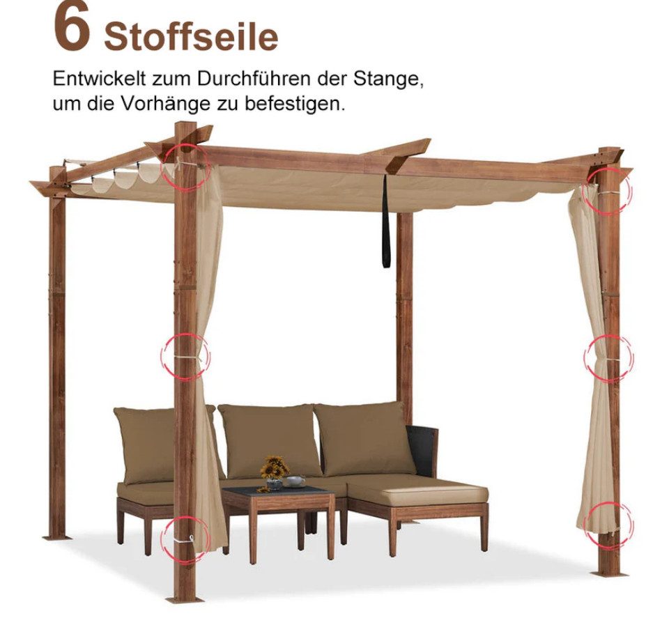 PURPLE LEAF Pavillonseitenteil