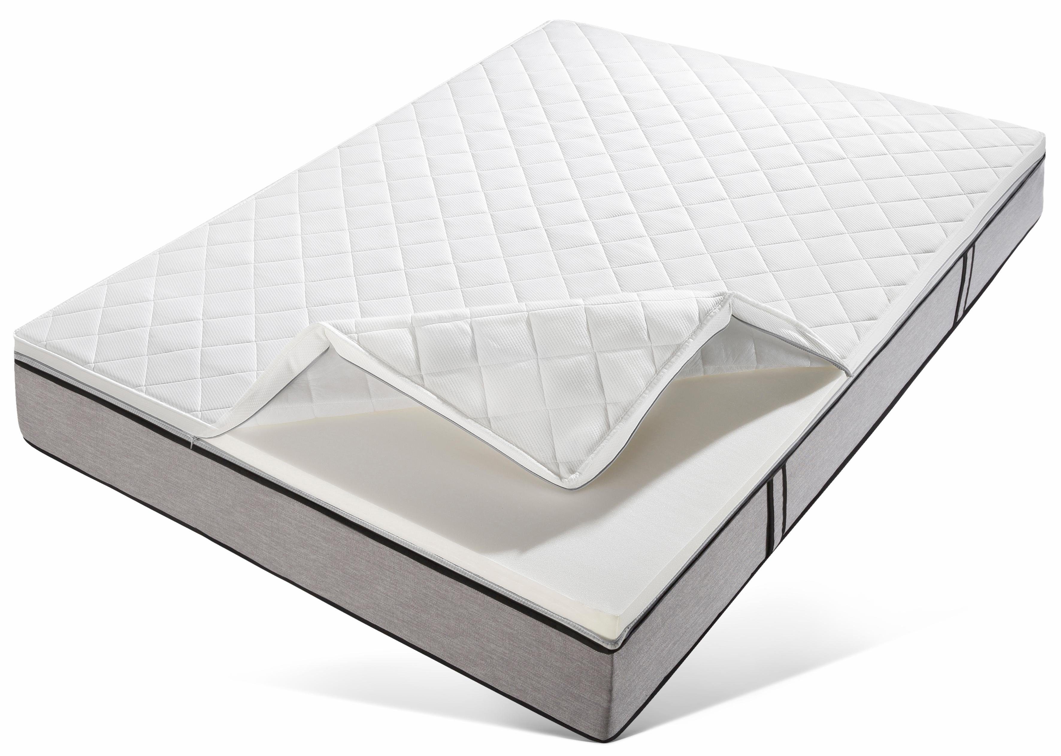 Topper Komfort Plus, Beco, 7 cm hoch, Komfortschaum, die Aufwertung für ihre Matratze bekannt aus der TV-Werbung