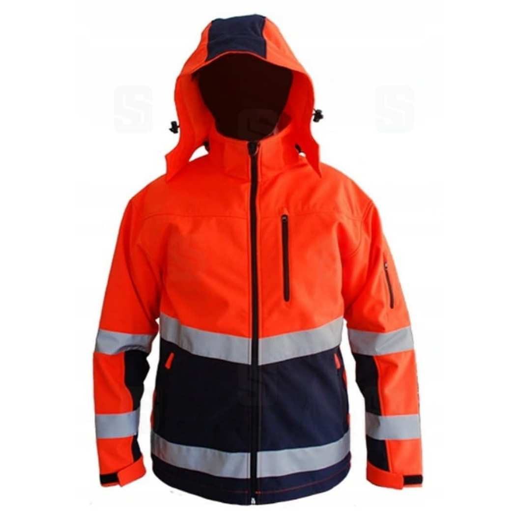 Consorte Arbeitsjacke Funktionale Winter Jacke wasserdicht 3.000 reflektierende Orange
