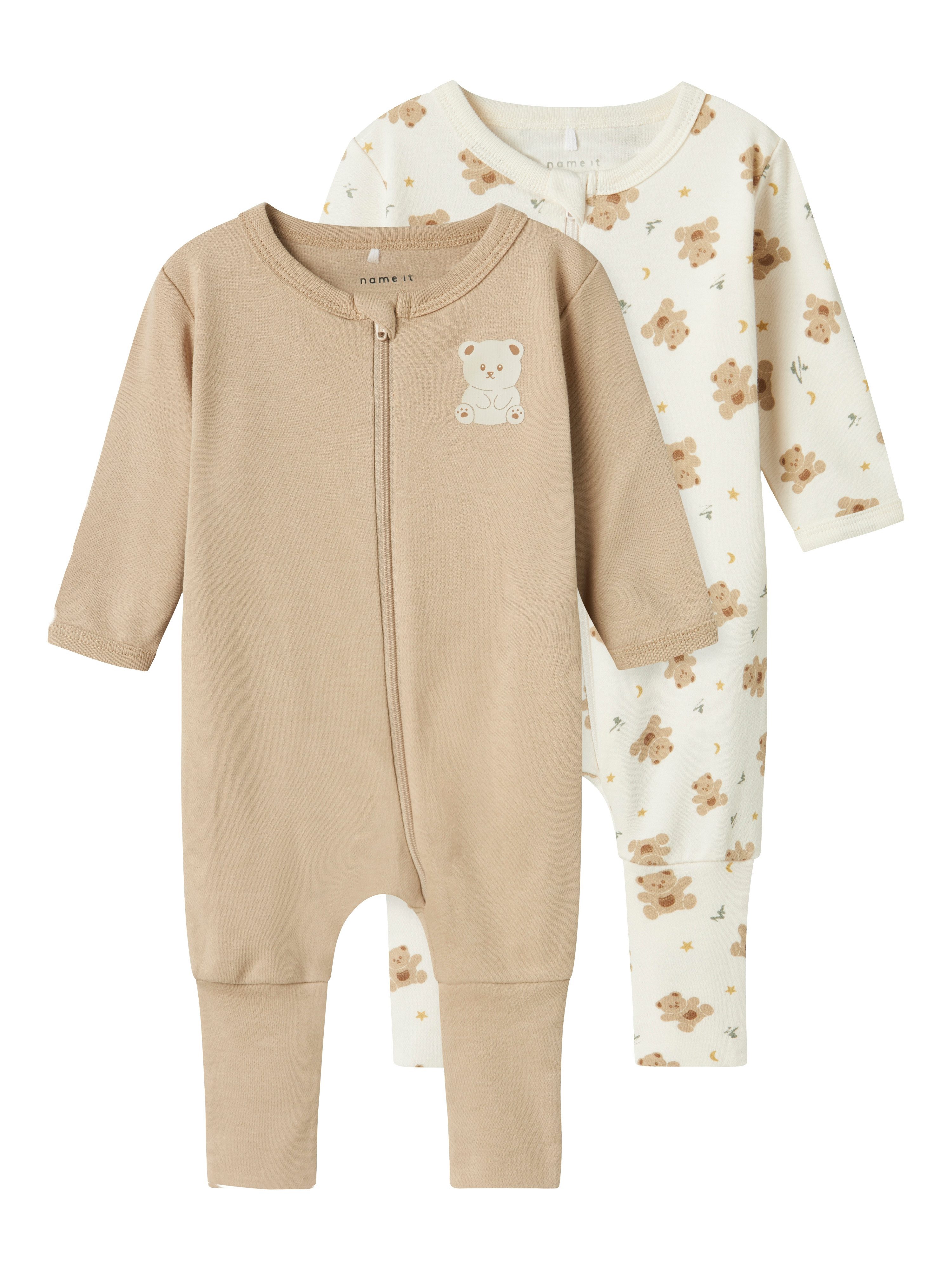 Schlafoverall NBNNIGHTSUIT 2P ZIP FF JET BEAR NOOS