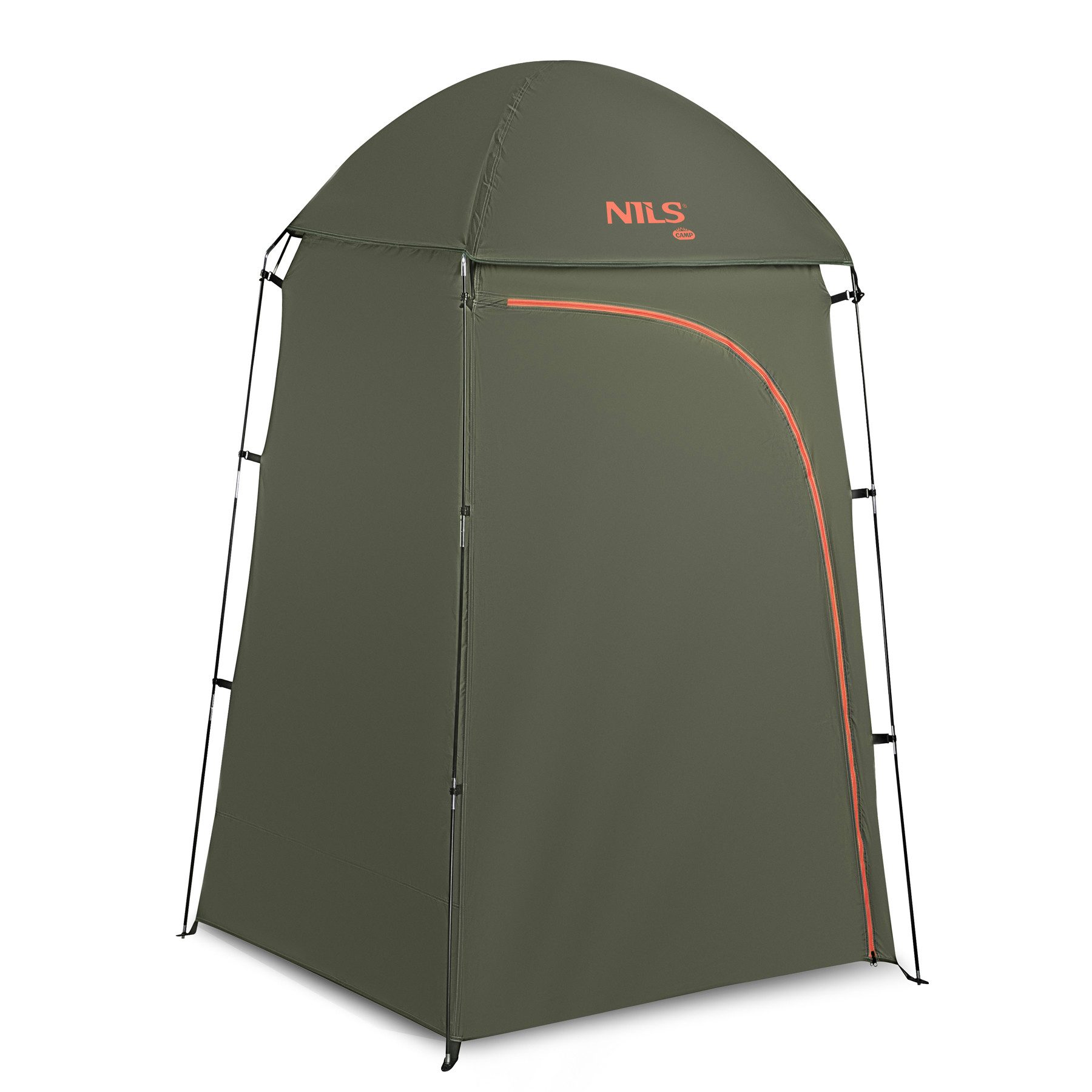 NILS CAMP Gerätezelt XL Umkleidezelt Umkleidekabine Toilettenzelt Duschzelt, Großes XL-Umkleidezelt mit 210 cm Höhe