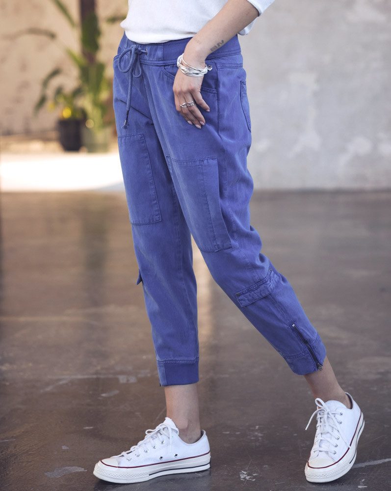 Freeman T. Porter Cargohose Celine Jazz surf the web Elastikbund mit Tunnel günstig online kaufen