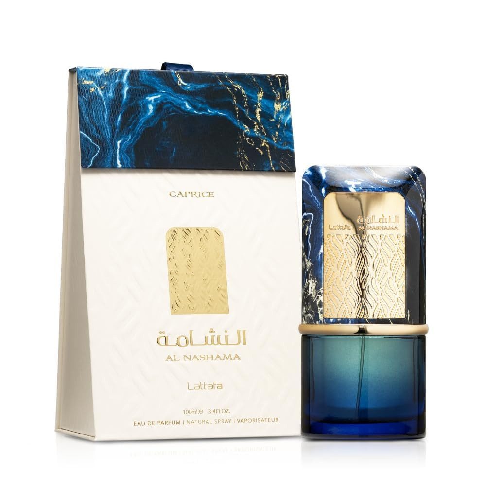 Lattafa Eau de Parfum Al Nashama Caprice, Glasflakon, Parfüm EDP, Unisex Duft