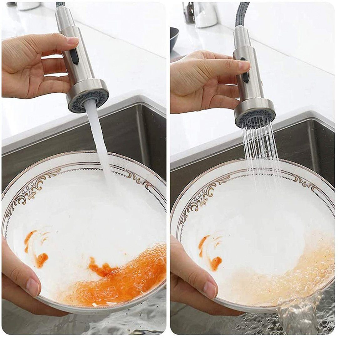 Spray heraus, Brausekopf Kopf brausekopf Spültischarmatur Küche,Küchenarmaturen Einfach Anzubringen für die die (1-St) Wasserhahn ist Sprühkopf Küche SOTOR