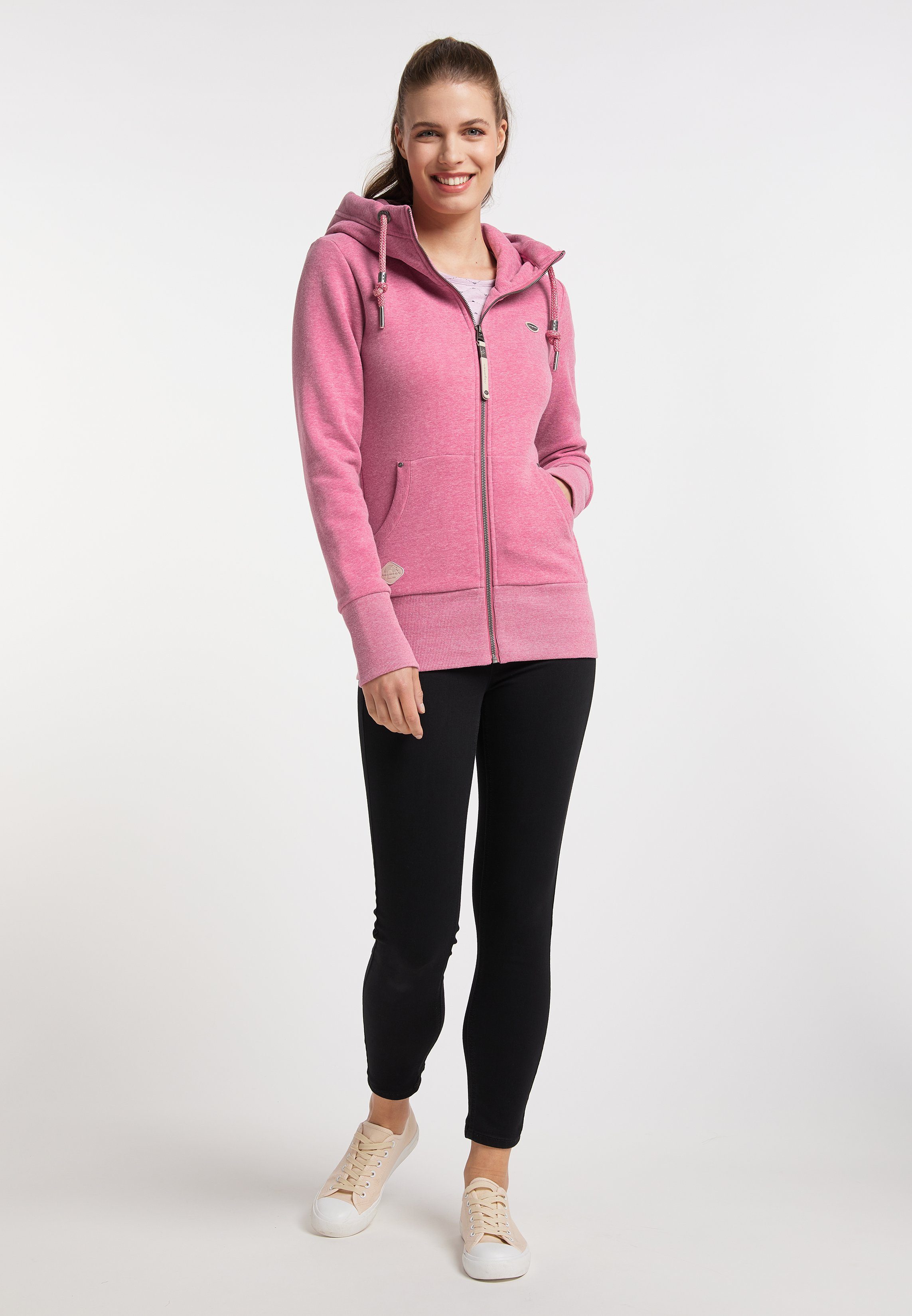 ZIP & Vegane Mode NESKA Ragwear MAGENTA Sweatshirt Nachhaltige