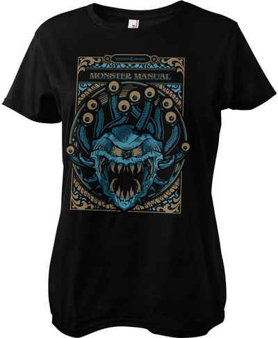 DUNGEONS & DRAGONS T-Shirt D&D Monsters Manual Girly Tee