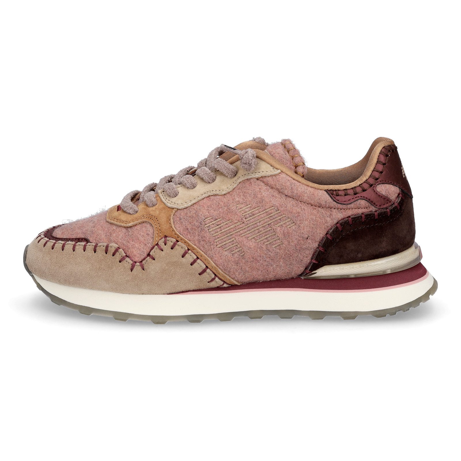 Maripé Maripé Damen Sneaker Amsterdam rosa combi Sneaker günstig online kaufen