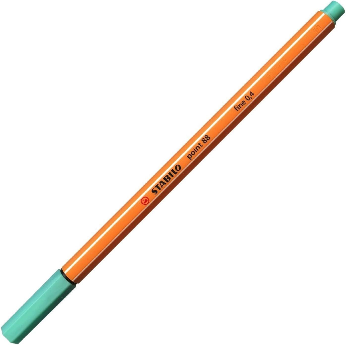 STABILO Filzstift STABILO point 88 Fineliner - Hellgrün - Präzise Linienführung für Prof