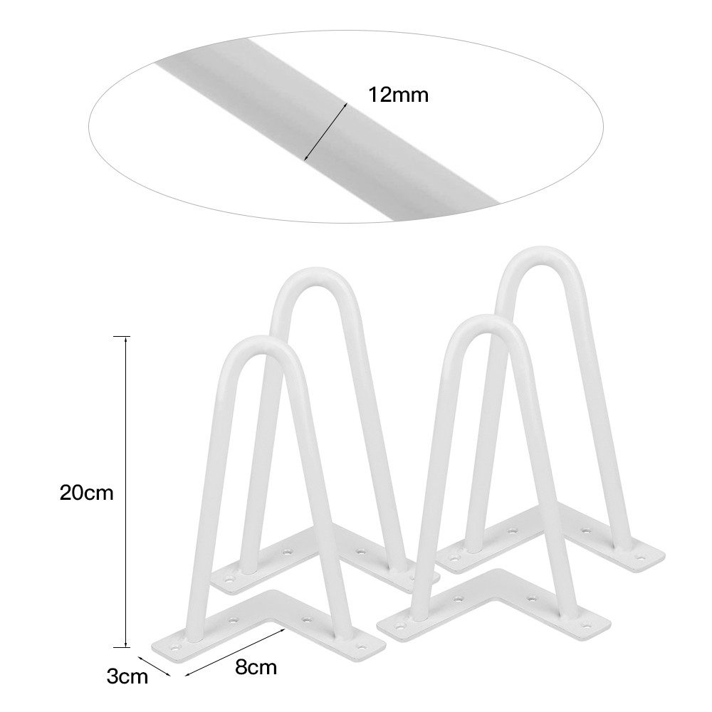 JEOBEST Bücherregal Hairpin Legs,Haarnadelbeine,Hairpin Legs Austauschbare günstig online kaufen
