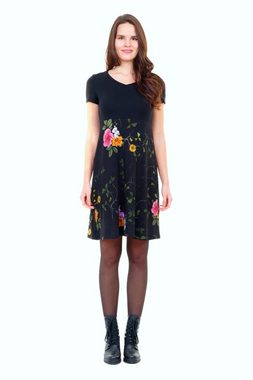 3Elfen A-Linien-Kleid Lillie Kleid kurzarm A Linien Sommerkleid by 3Elfen