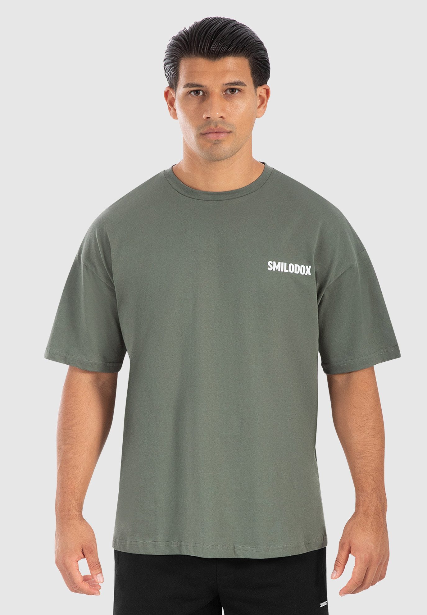 Smilodox T-Shirt Cyris 100% Baumwolle günstig online kaufen