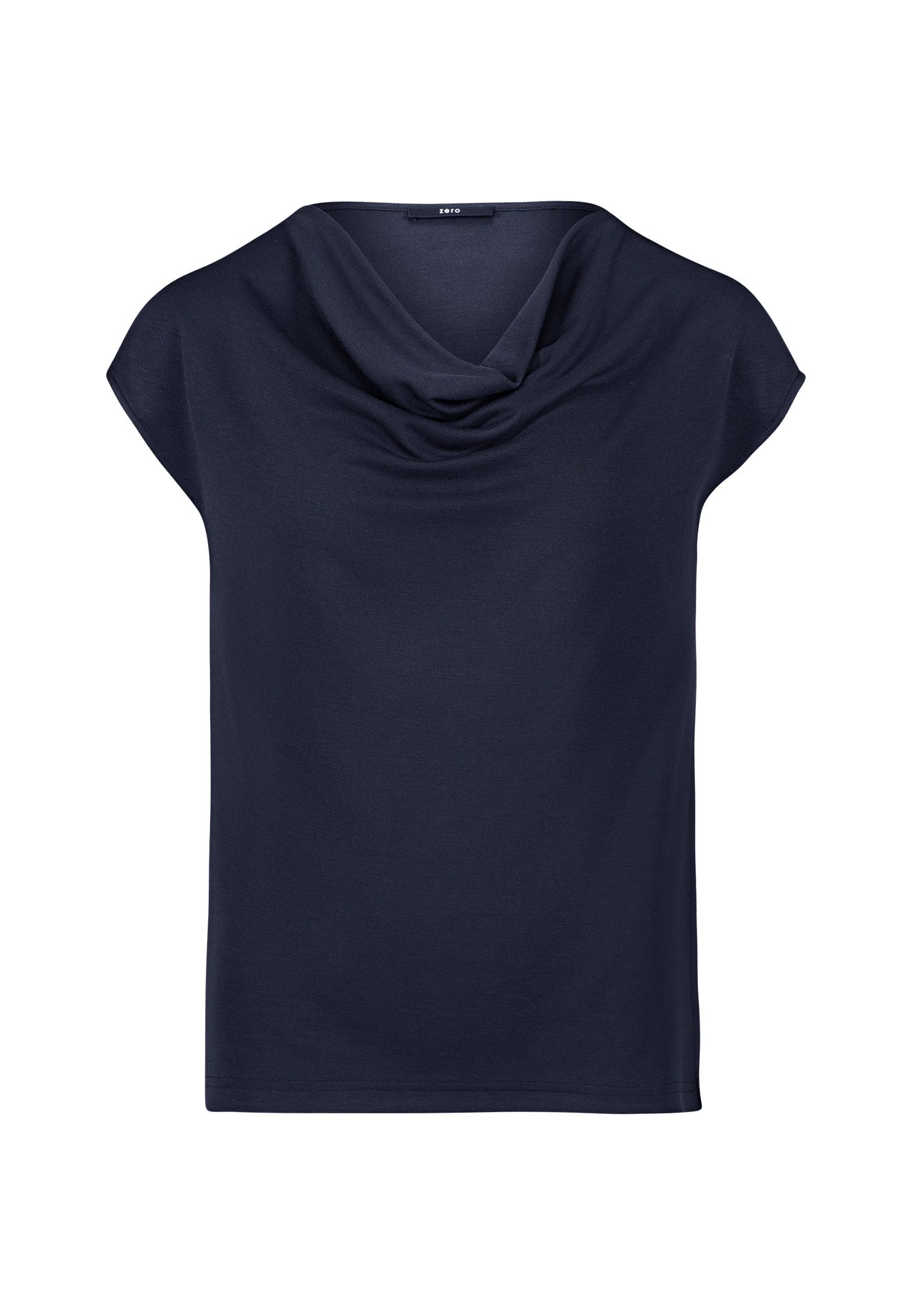 Zero T-Shirt "zero Damen Jerseyshirt mit Wasserfallausschnitt", (1 tlg.), d günstig online kaufen