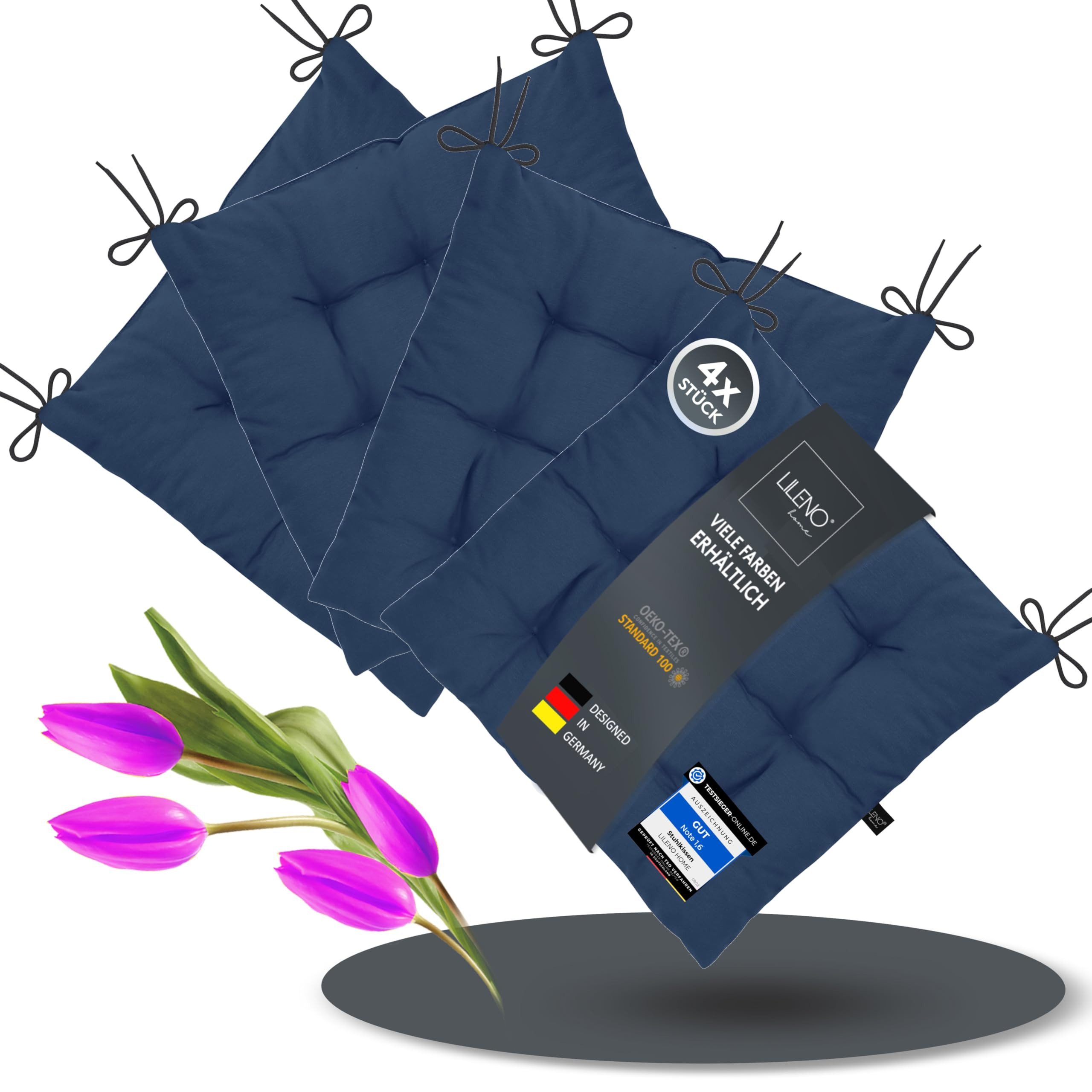 LILENO HOME Stuhlkissen Sitzkissen für Gartenstuhl, günstig online kaufen