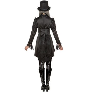 Orlob Kostüm Gothic Kurzmantel mit Spitze für Damen