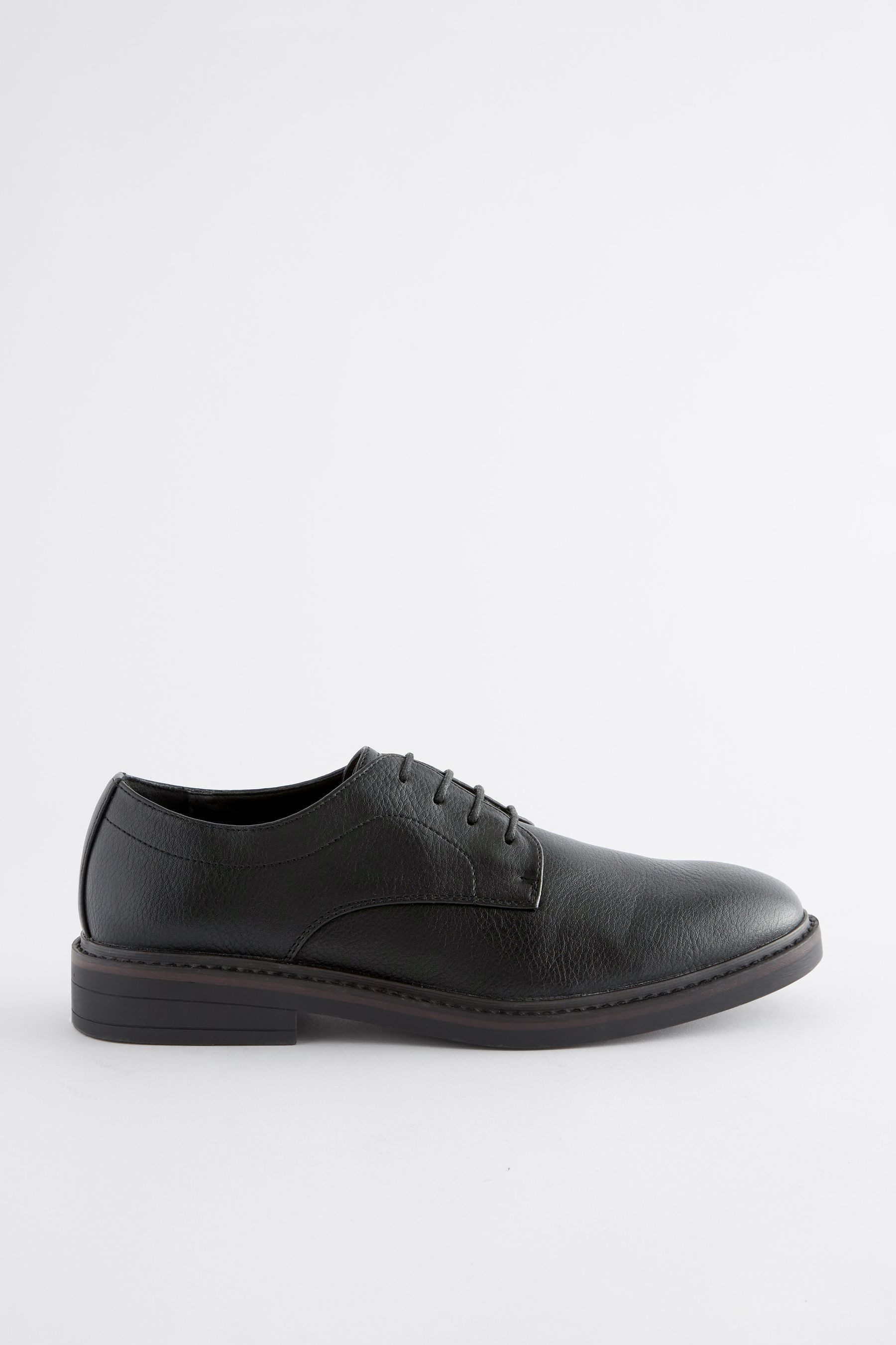 Derby-Schnürschuh mit dicker Sohle Schnürschuh