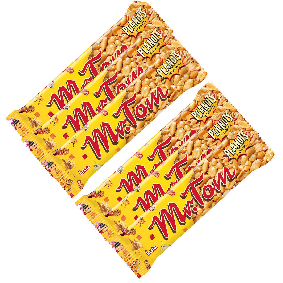 Mr. Tom Knabberei, Mr Tom Erdnussriegel geröstete Erdnüsse mit Karamell 40g 6er Pack