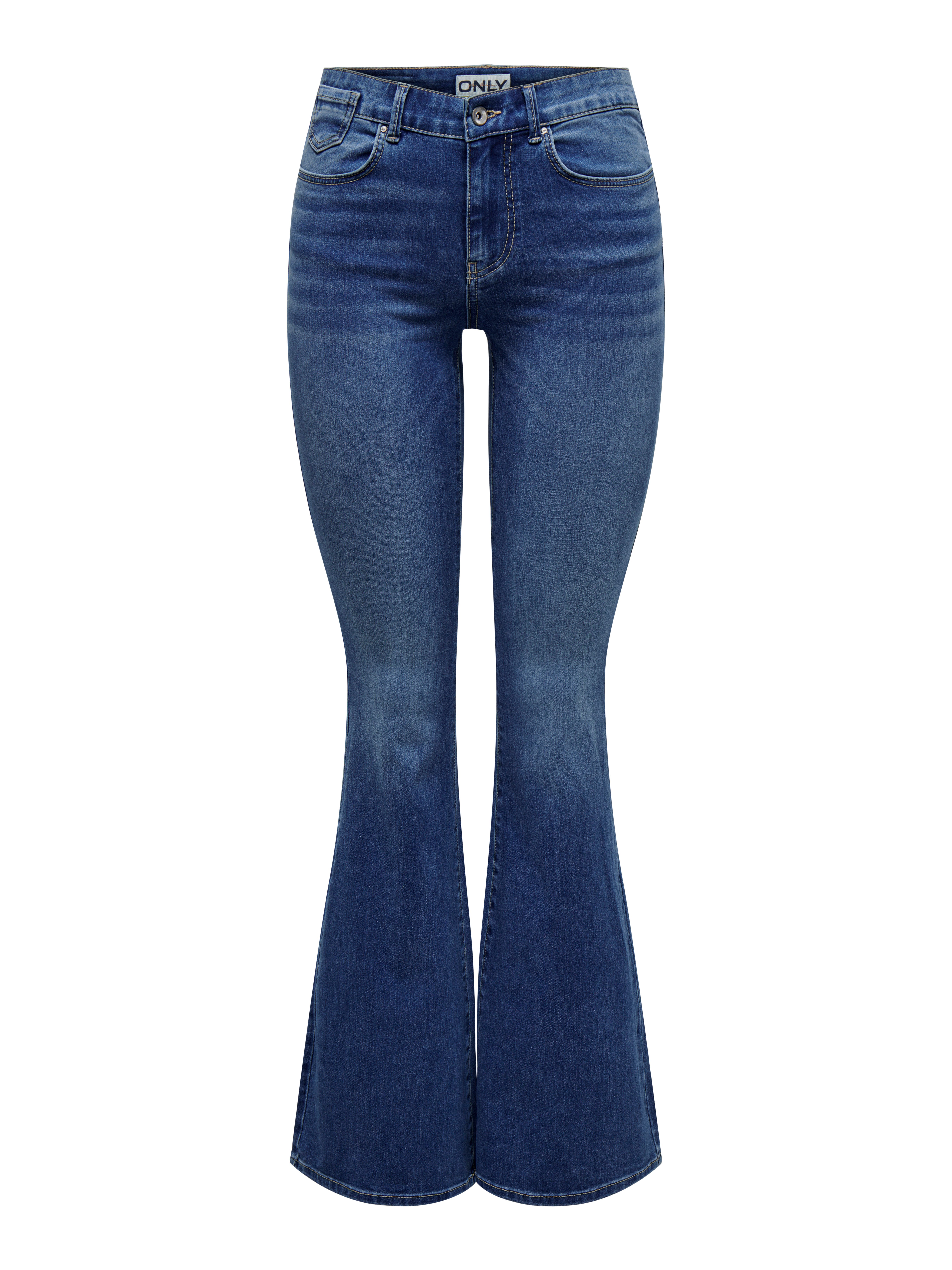 Bootcut-Jeans ONLREESE REG RETRO FLARED DNM BOX