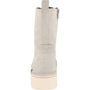 Jana Damen Schuhe H-Weite Vegane Winter Boots Stiefel 8-25281-29 Lt.Grey Schnürstiefel