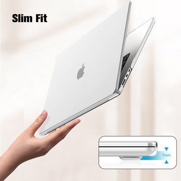 Fintie Laptop-Hülle Kompatibel mit MacBook Air 15 Zoll A2941 M2 (2023 Freisetzung), Ultradünne Hartschale Hülle Snap Case für MacBook Air 15,3" Retina