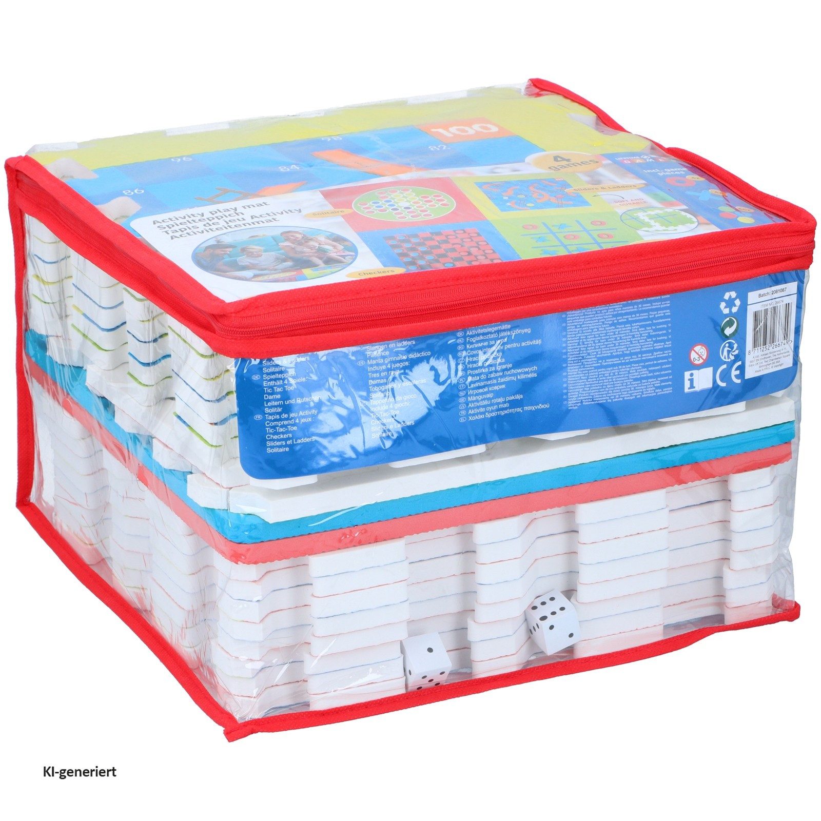 HTI-Living Spielmatte Spielmatte Set, 4 Spiele 100 Teile (Set, 100-St., 100 Teile Spielmatten)