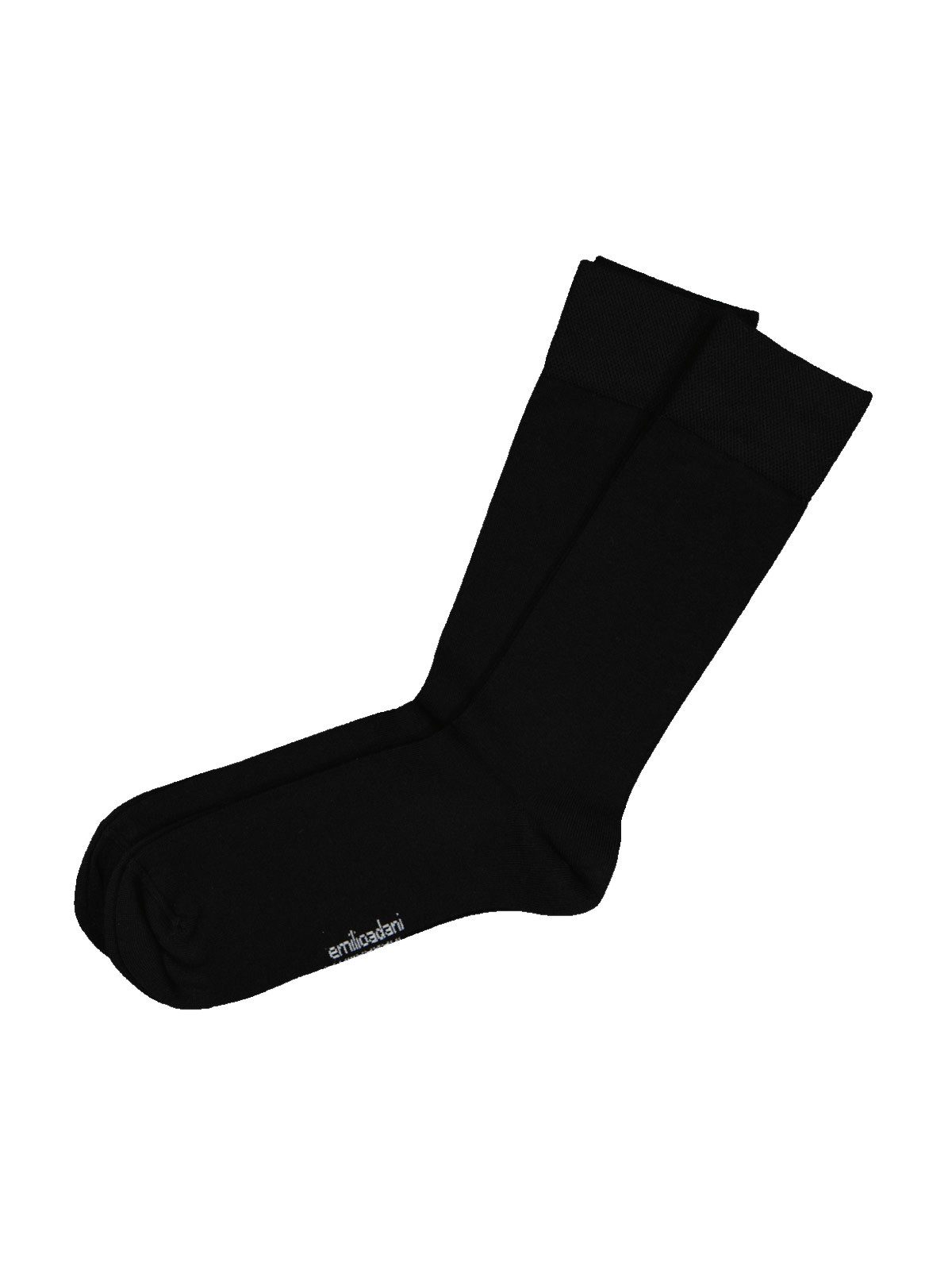 Basicsocken Herren Socken uni, Schwarz