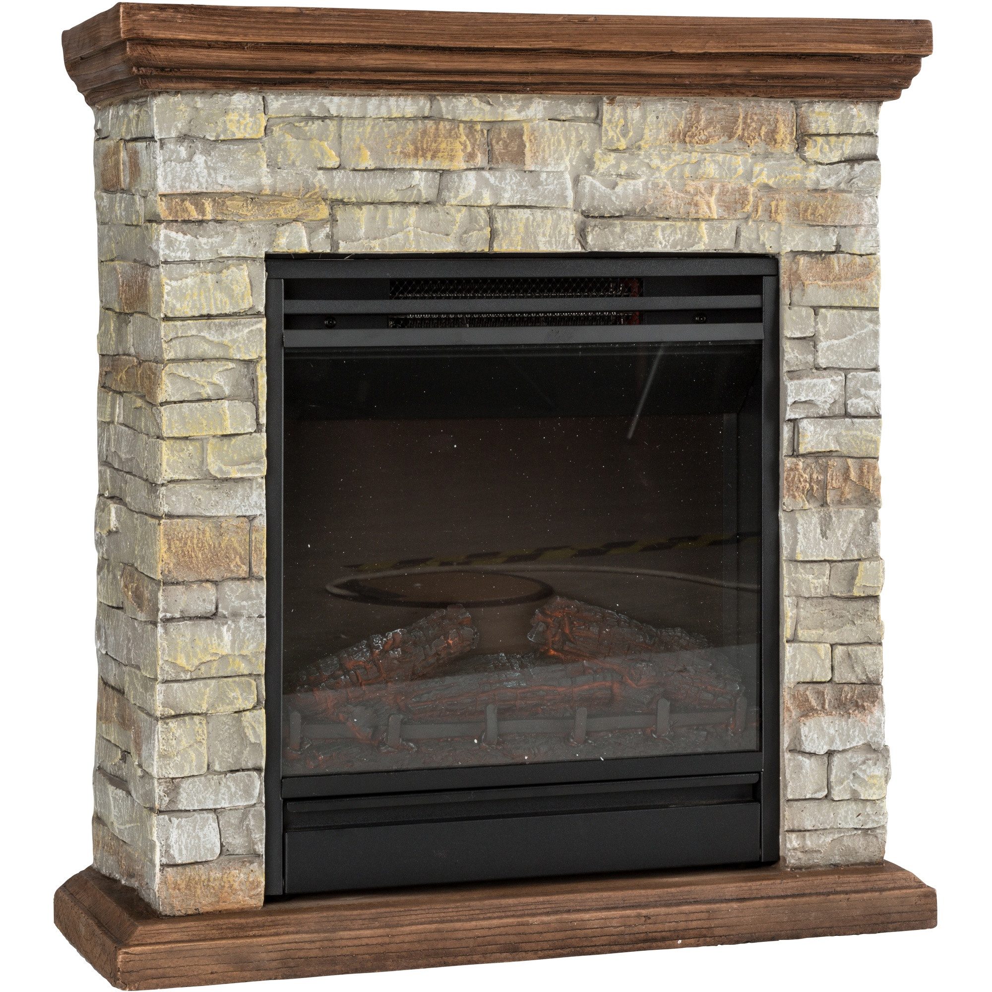 Klarstein Elektrokamin Etna, elektrischer Kamin mit Heizfunktion Heizlüfter günstig online kaufen