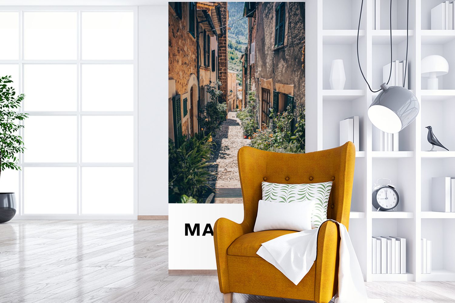 St), Fototapete Mallorca - Vliestapete Fototapete für Matt, Spanien bedruckt, Wohnzimmer MuchoWow - (2 Schlafzimmer Küche, Häuser,