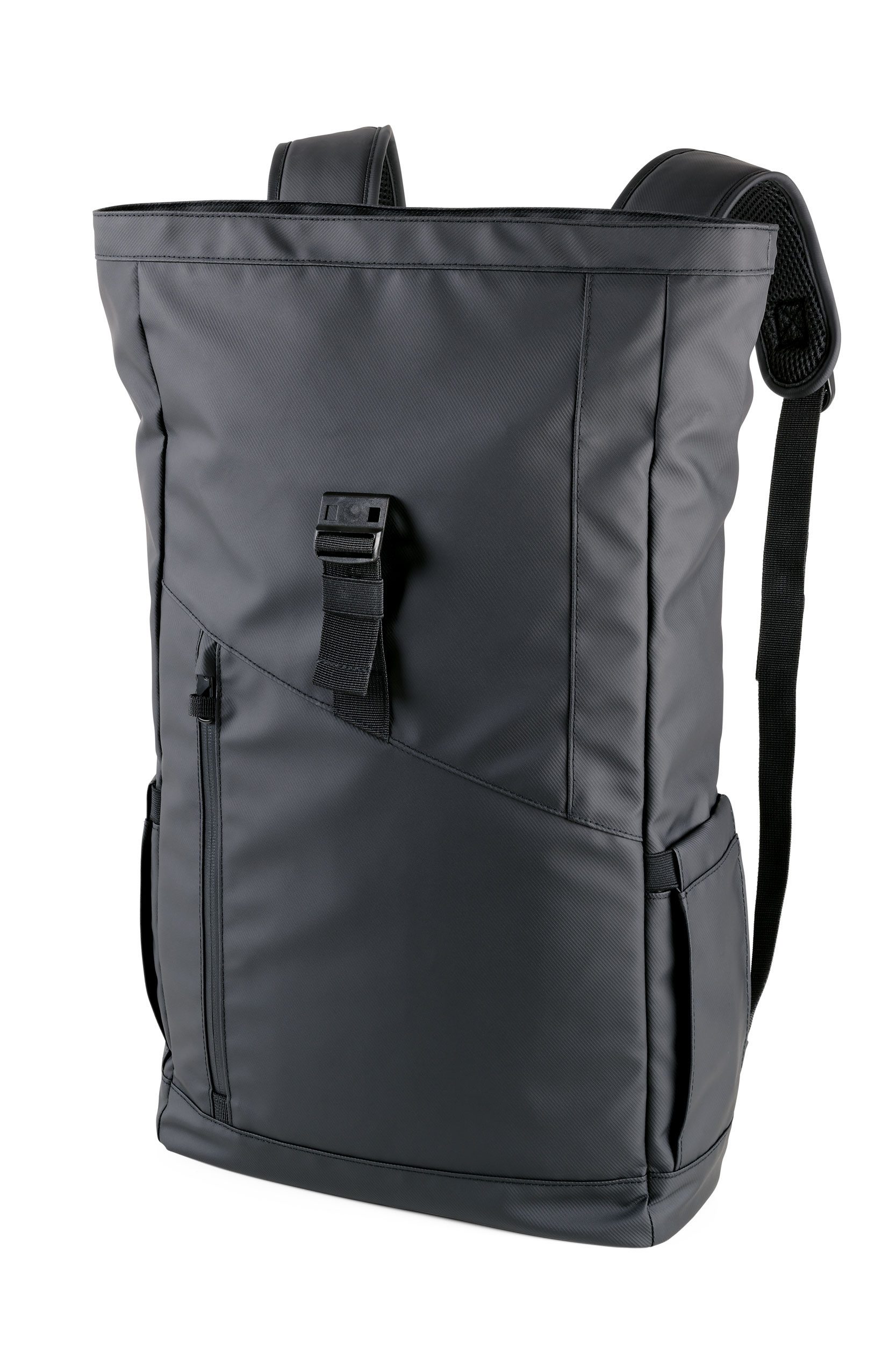 TROIKA Rucksack TROIKA BLACK ROLL TOP