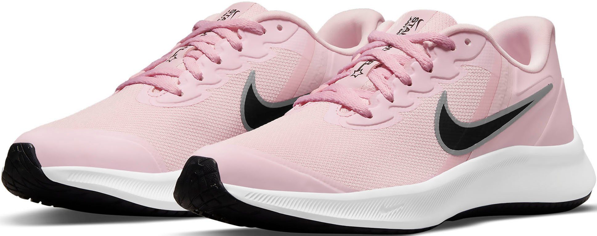 Nike 3 STAR (GS) RUNNER Laufschuh pink