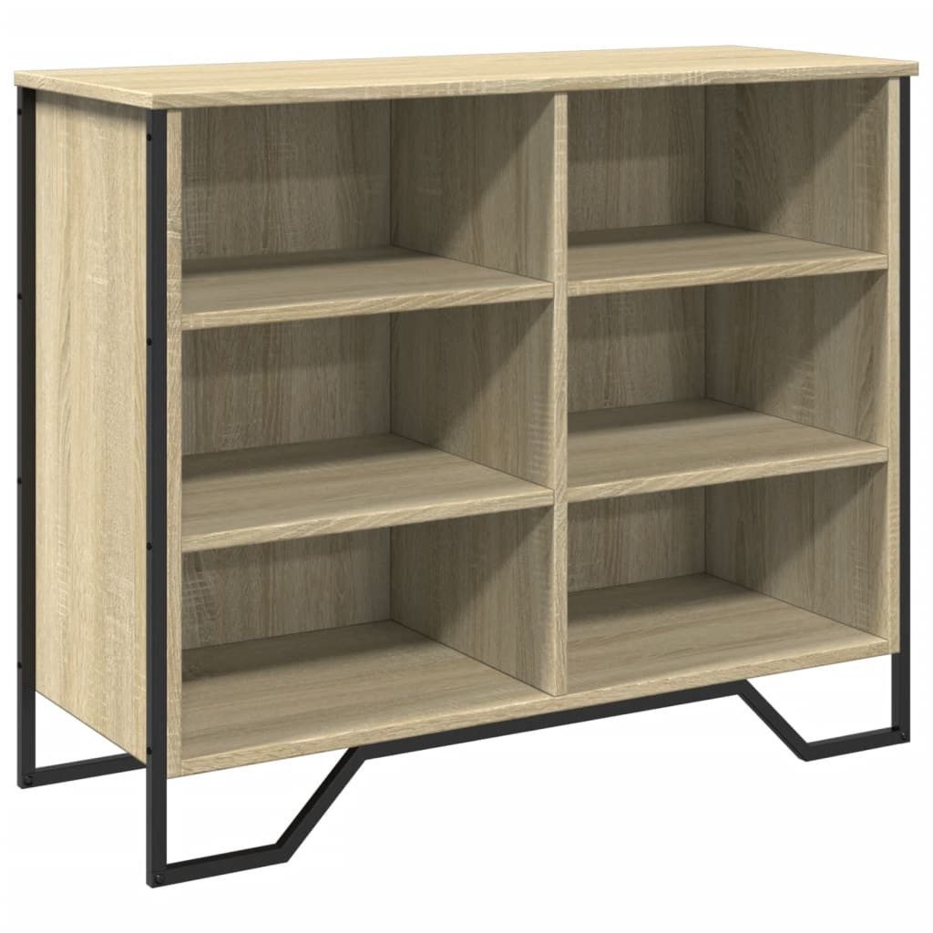 vidaXL Sideboard Sideboard Sonoma-Eiche 91x35,5x74,5 cm Holzwerkstoff (1 St)