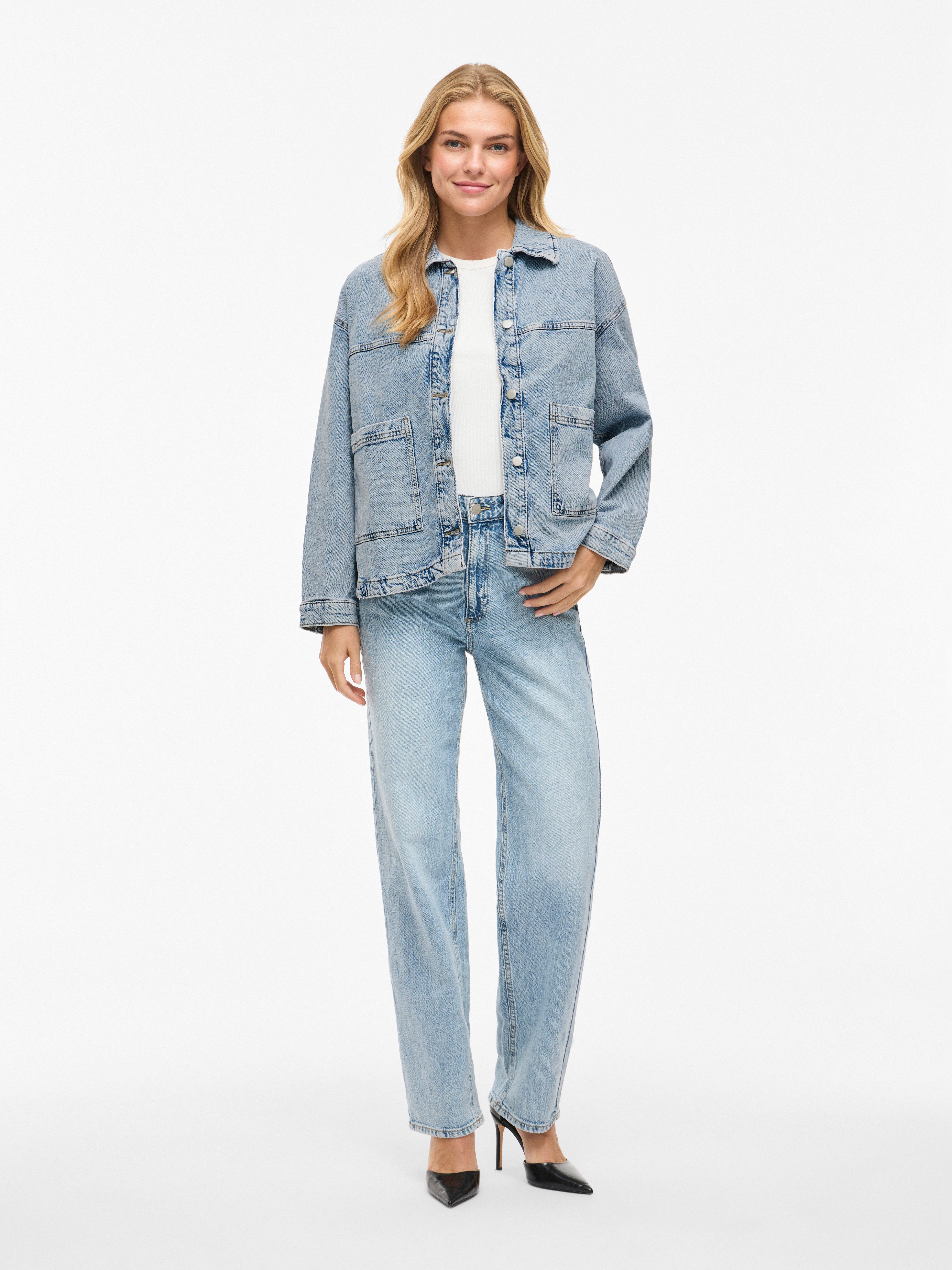 Vila Jeansblazer VIJAF L/S DENIM JACKET - NOOS – Bild 5 von 5