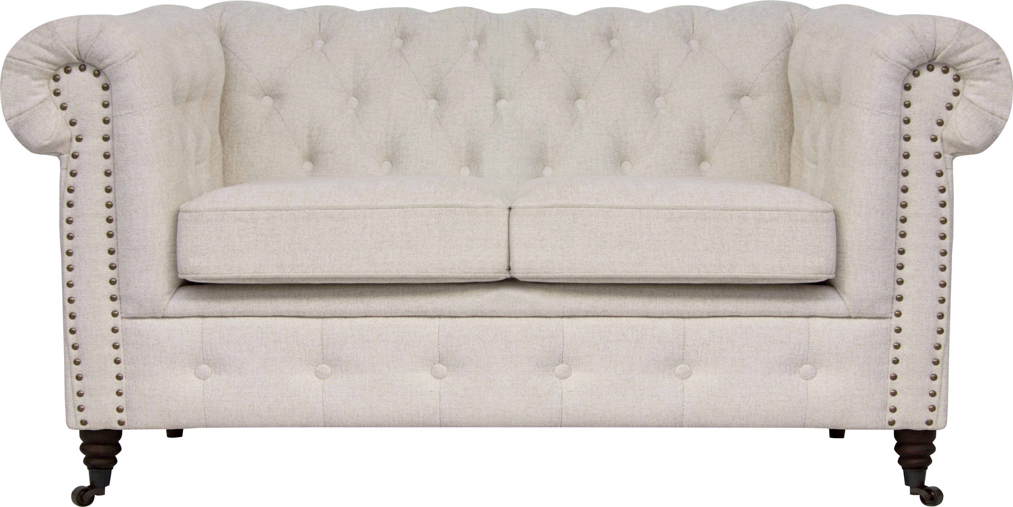 Home affaire Chesterfield-Sofa Aarburg, aufwändige Knopfheftung und Ziernägel im Chesterfield-Design
