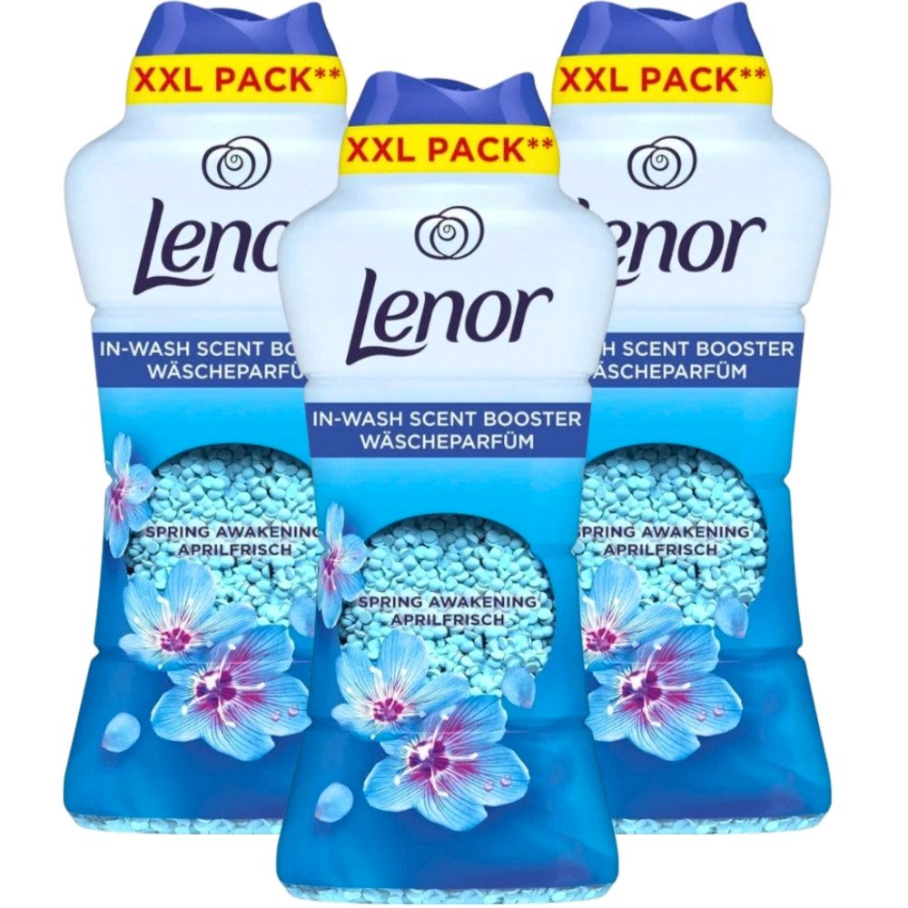 LENOR Wäscheparfüm Aprilfrisch XXL 3 x 735 g – Frische bis zu 12 Wochen lang (3-St)