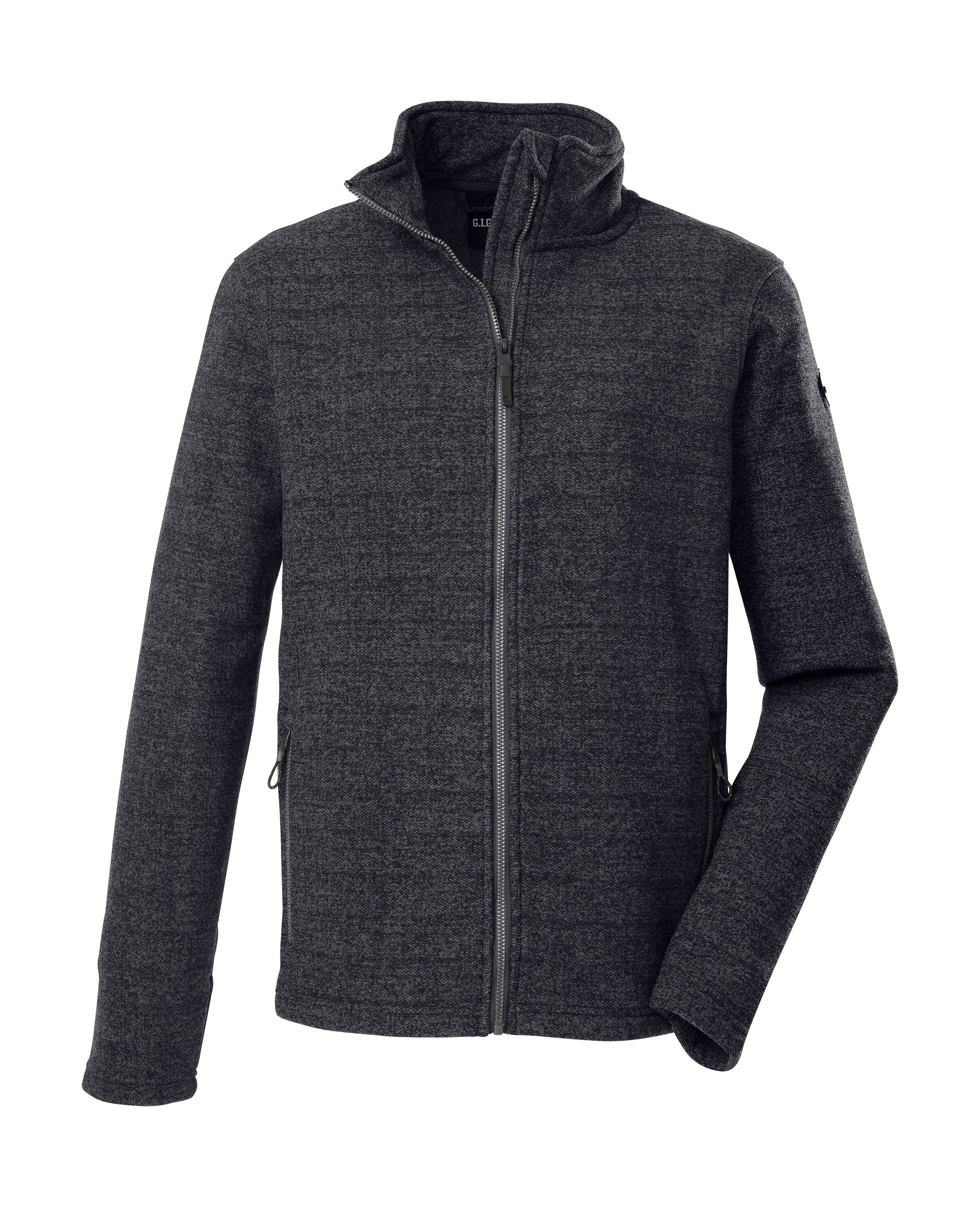 G.I.G.A. DX by killtec Fleecejacke GW 42 MN FLC JCKT G.I.G.A. DX Fleecejacke: Melange Optik, Zipper-Taschen, Kinnschutz