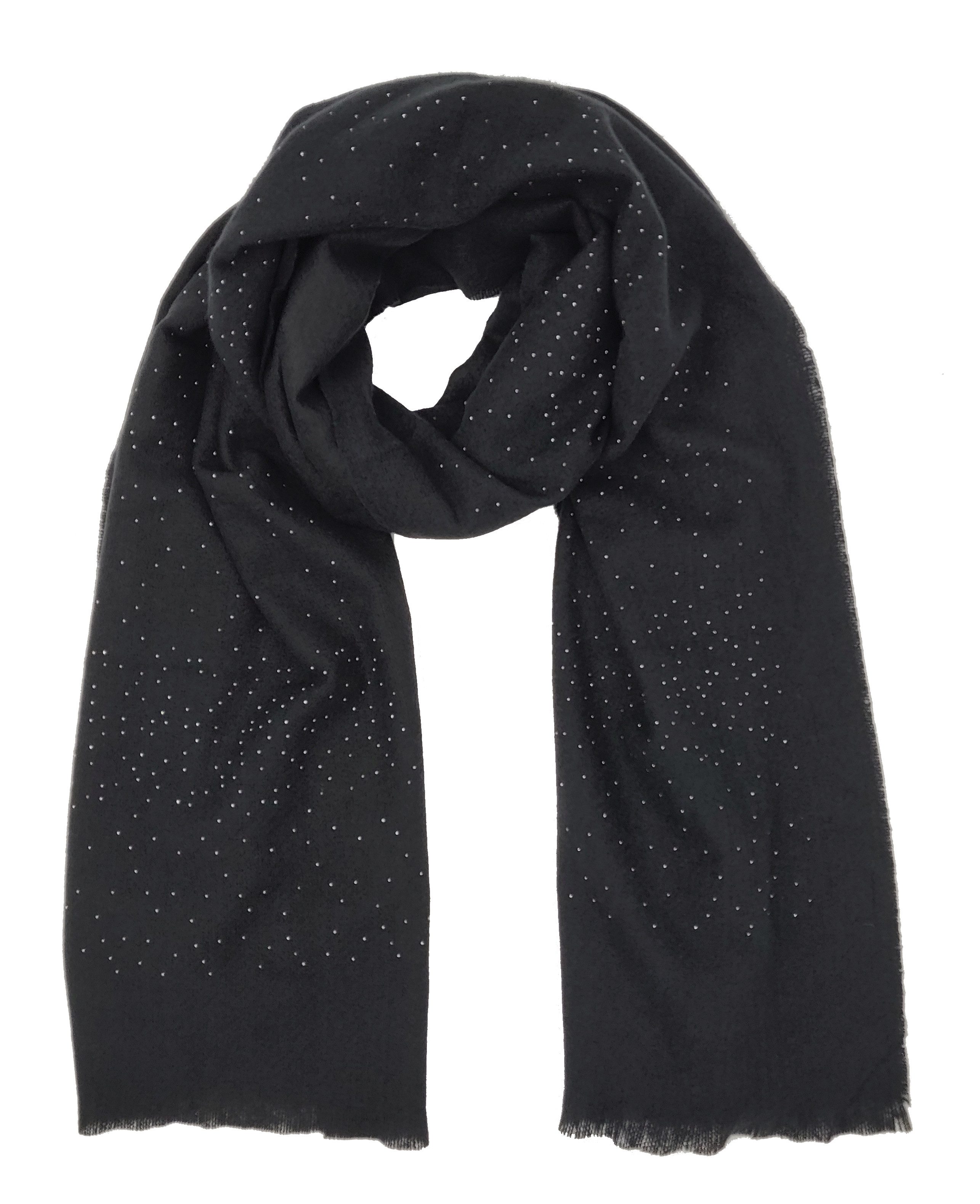 Cassandra Accessoires Schal Winterschal Schultertuch "Sternenhimmel", wunderbar weich, mit zartem Glitzer