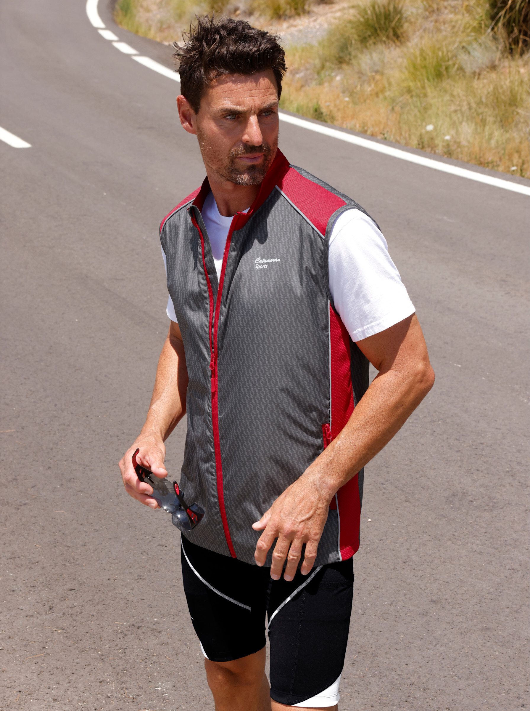 Witt Trainingsshirt Fahrradweste Ärmellos