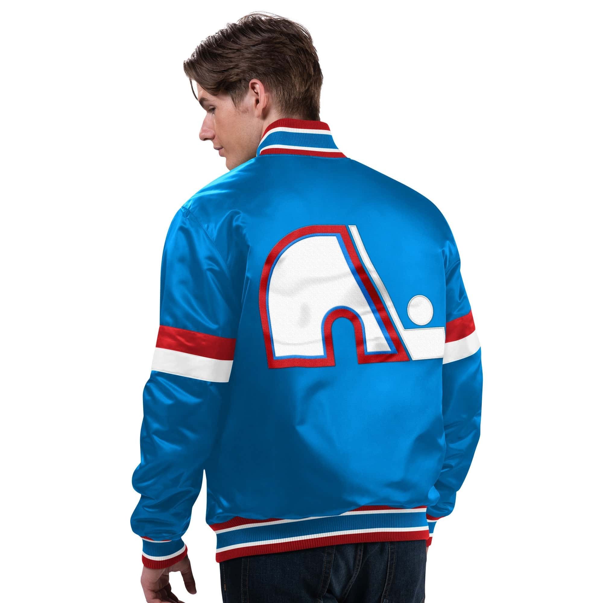Starter Bomberjacke Starter Jacke Quebec Nordics DivePlay Satin Varsity – Bild 2 von 2