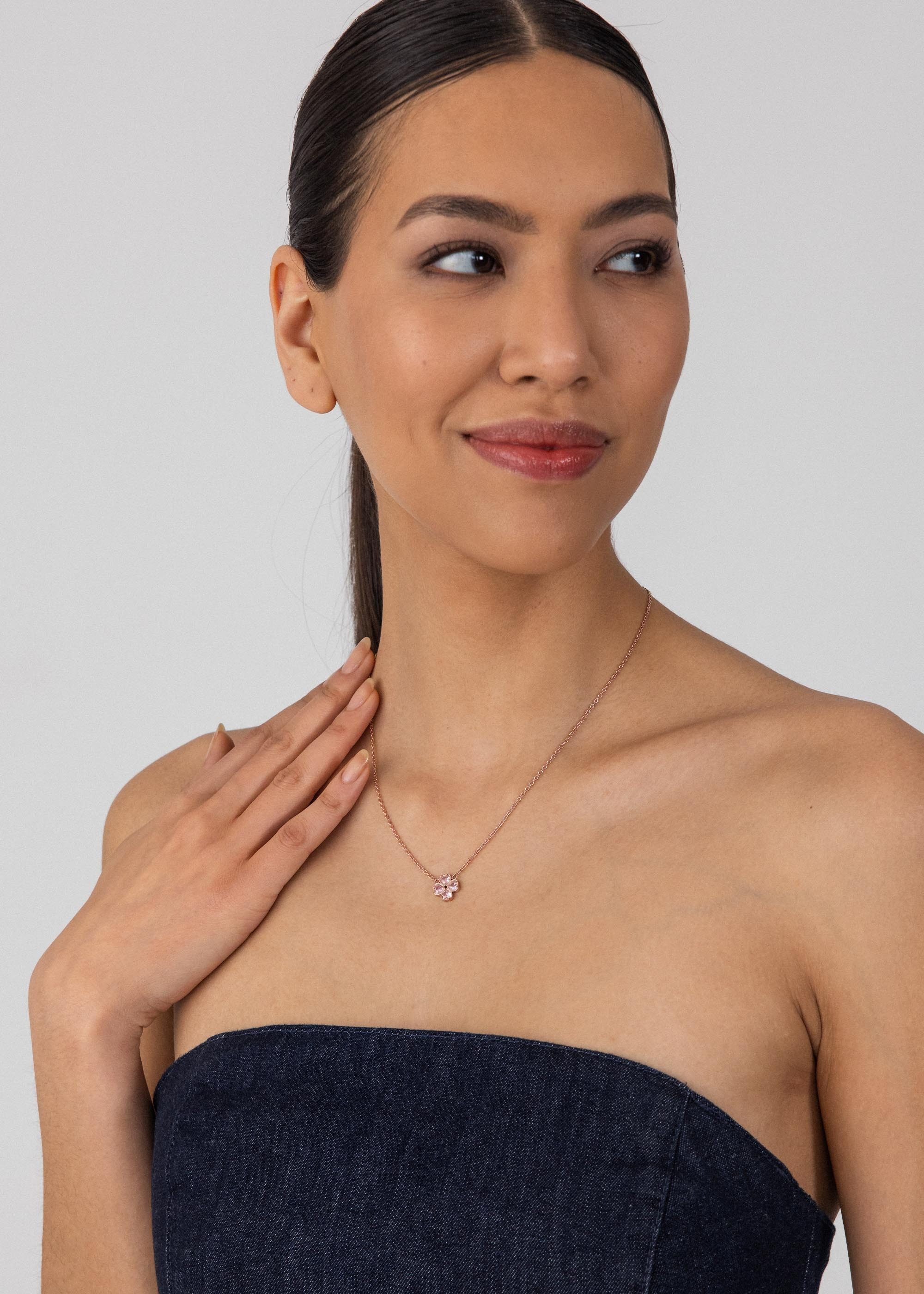 Purelei Kette mit Anhänger Cuore Rosé (Kette)