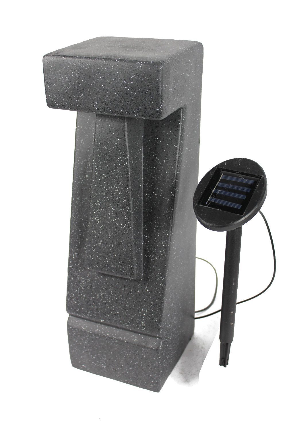 Arnusa LED Solarleuchte Gartenfigur Moai Statue Solarlampe Garten Deko