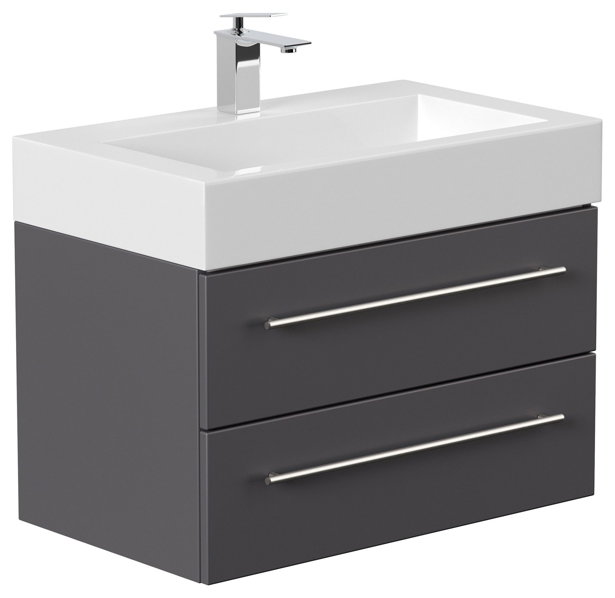 Magnolia Home Waschtisch Badmöbel Design 750 anthrazit