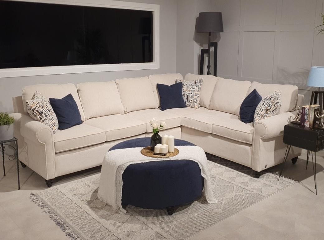 JVmoebel Ecksofa Luxus L-Form Sofa in Grau mit modernem Design, 1 Teile, Made in Europa