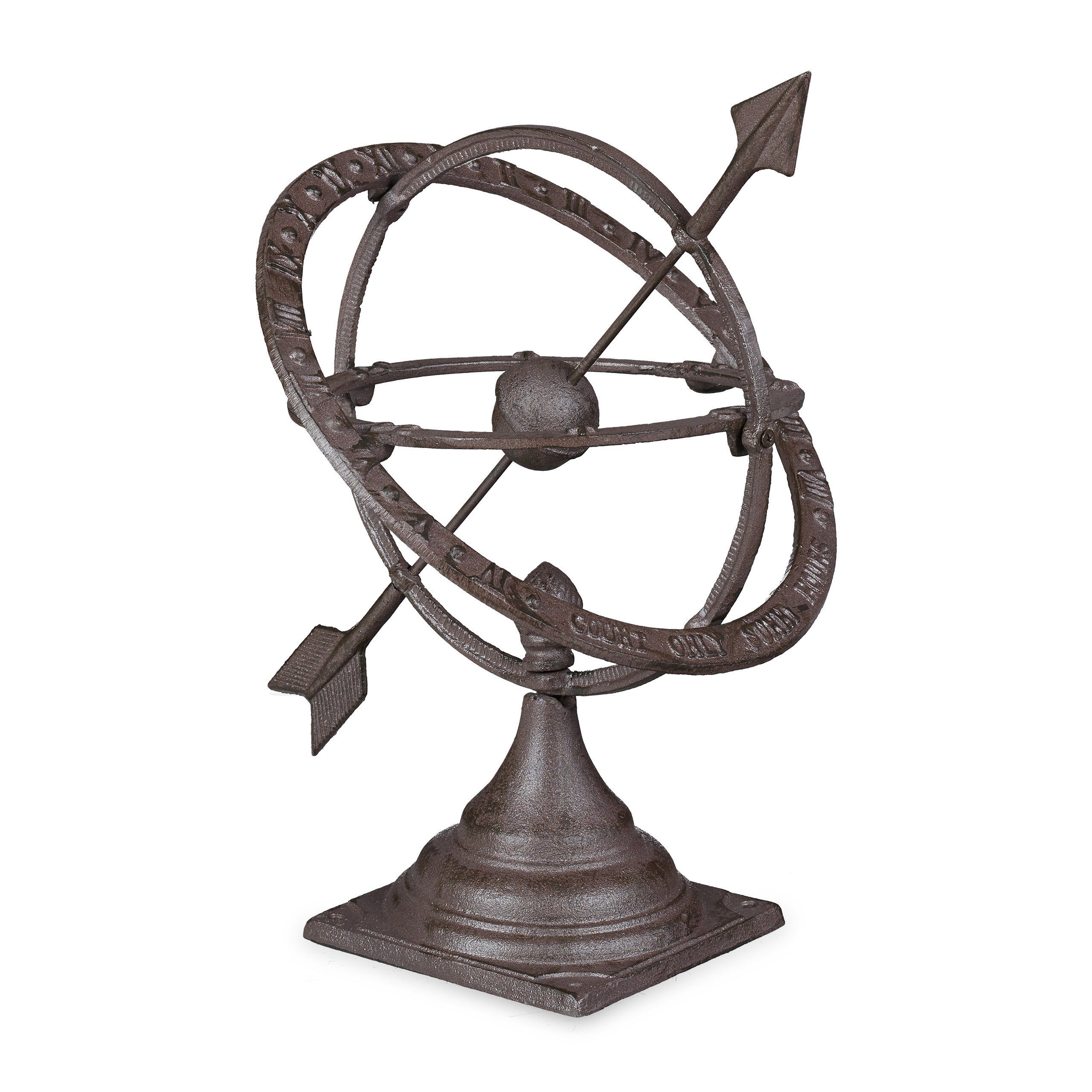 relaxdays Gartenfigur Sonnenuhr Garten M günstig online kaufen