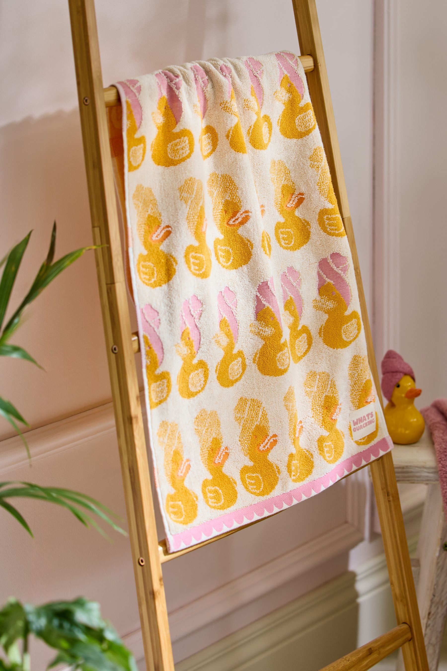 Next Handtuch Spa-Handtuch aus 100 % Baumwolle, Ente, (1-St)