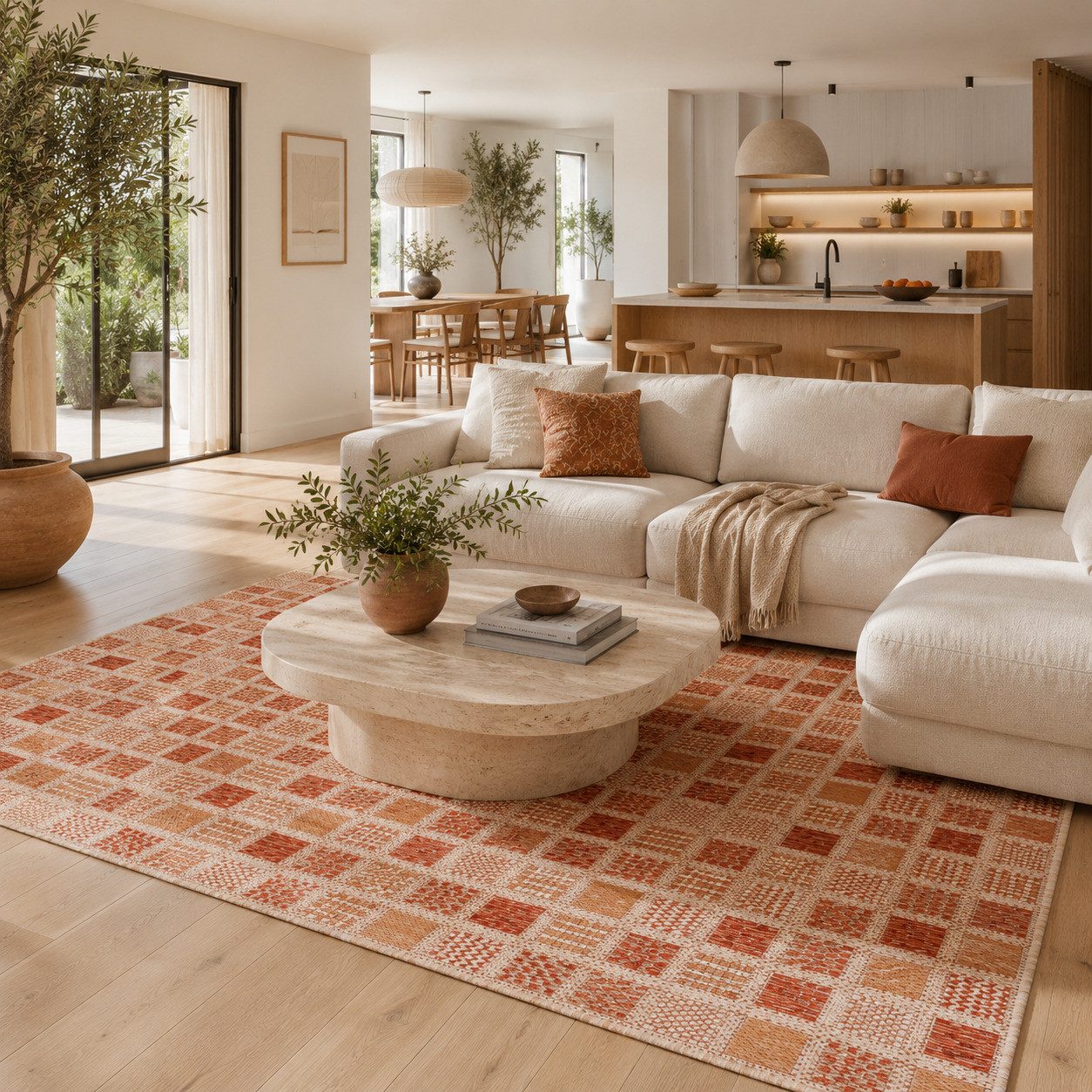 Pergamon Outdoorteppich In- und Outdoor Teppich Carpetto, Rechteckig, Höhe: 6 mm