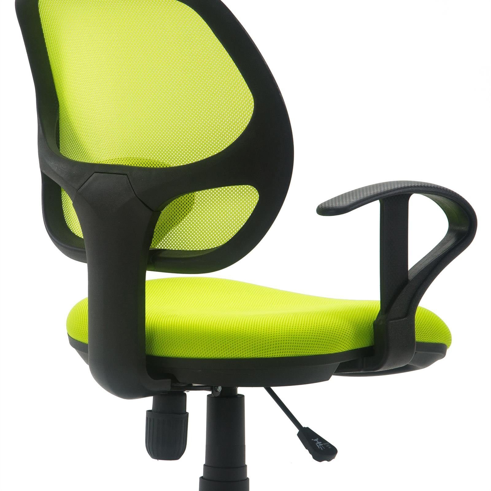 grün Drehstuhl IDIMEX atmungsaktiver Bezug Schreibtischstuhl Farba Kinderdrehstuhl Drehstuhl COOL,