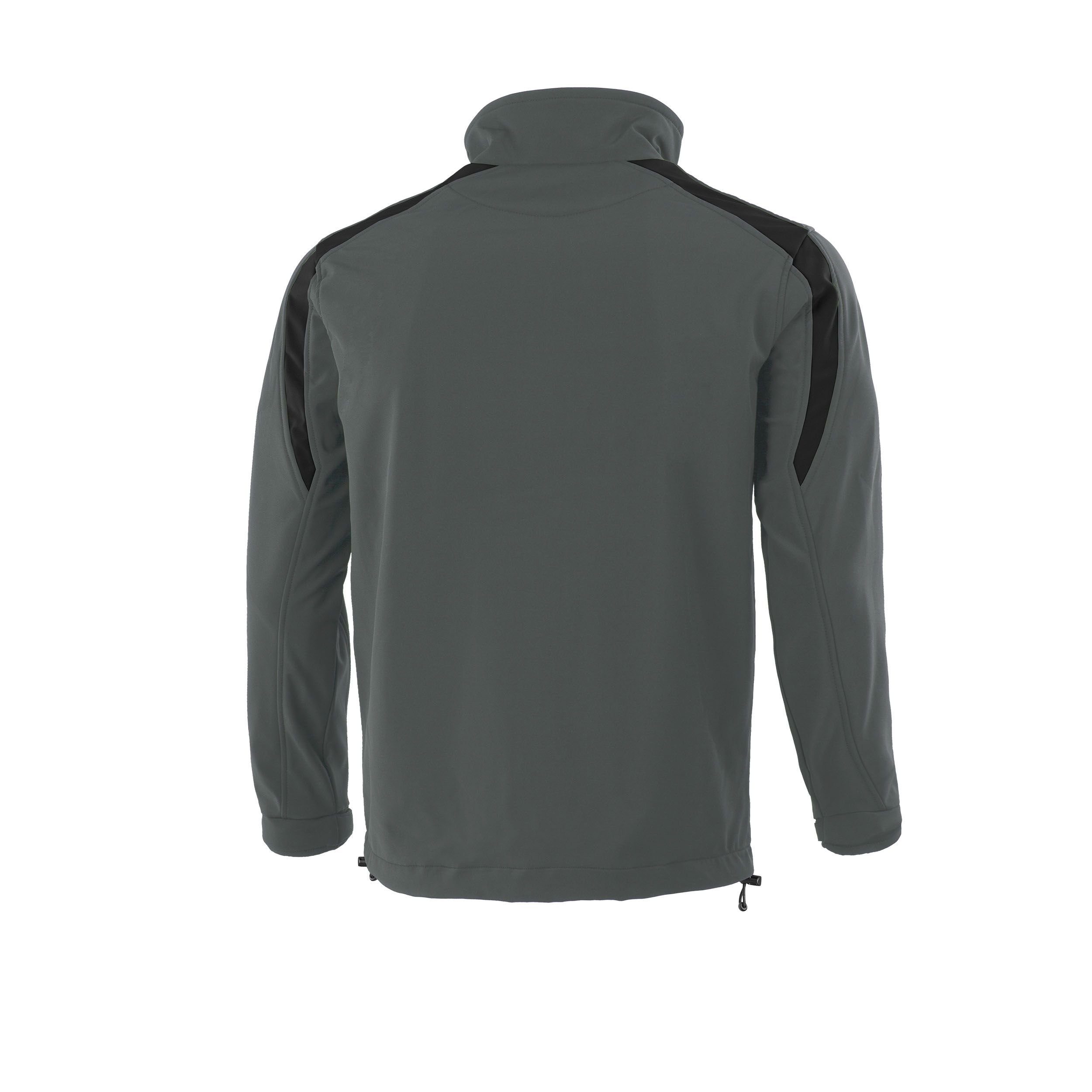 Qualitex Workwear Softshelljacke wasserabweisende Outdoor-Arbeitsjacke - atmungsaktive Übergangsjacke (1-St) mit 6 Taschen - Blickdicht - Strapazierfähig - Wärmend - Waschbar